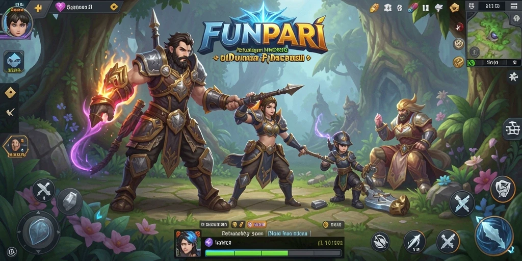 Gameplay seru dan menantang di dunia <strong>FUNPARI</strong> MMORPG.