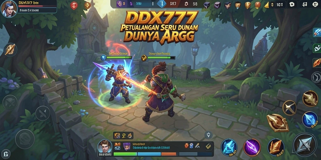 Tampilan gameplay seru dalam game ARPG IDX777.