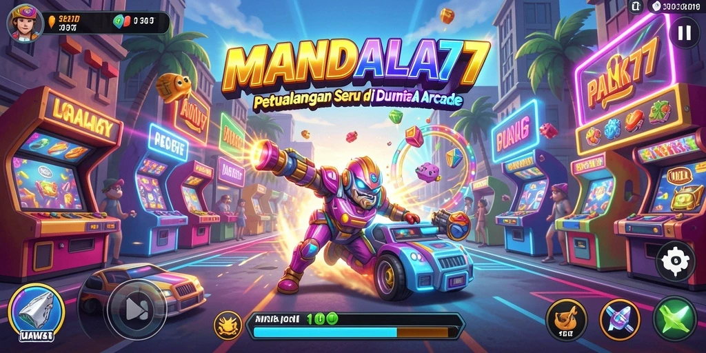 Tampilan gameplay MANDALA77 yang memukau dan penuh aksi.
