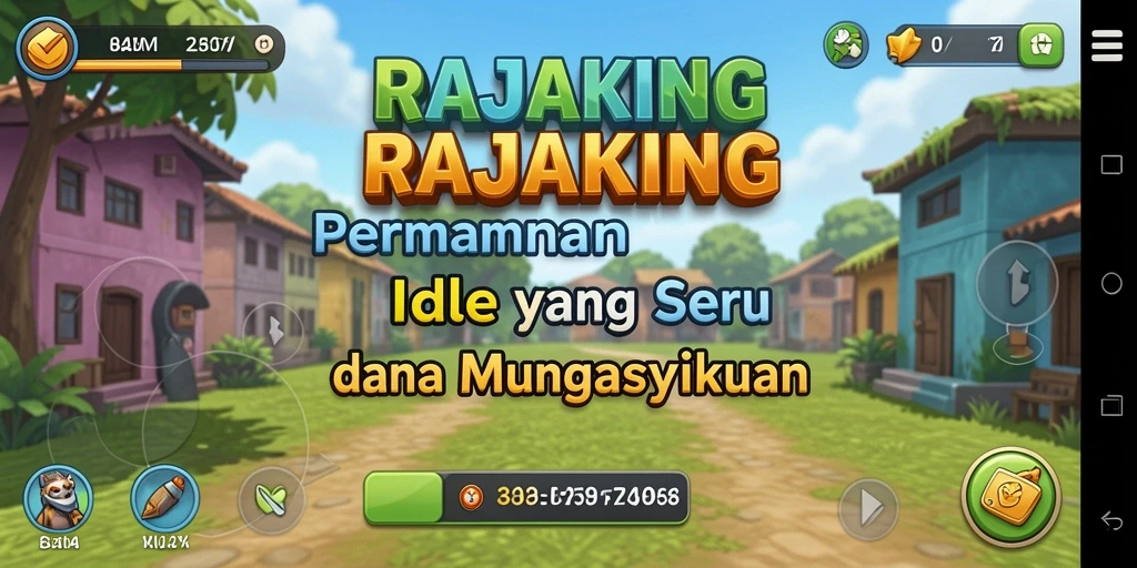 Tampilan gameplay RAJAKING yang menarik dan interaktif.