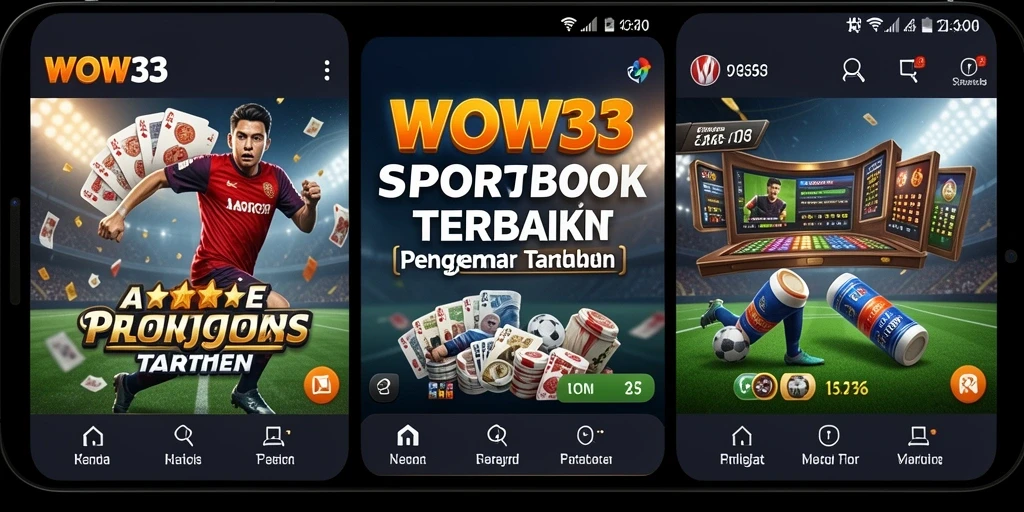 Tampilan permainan WOW33 dengan fitur taruhan langsung.